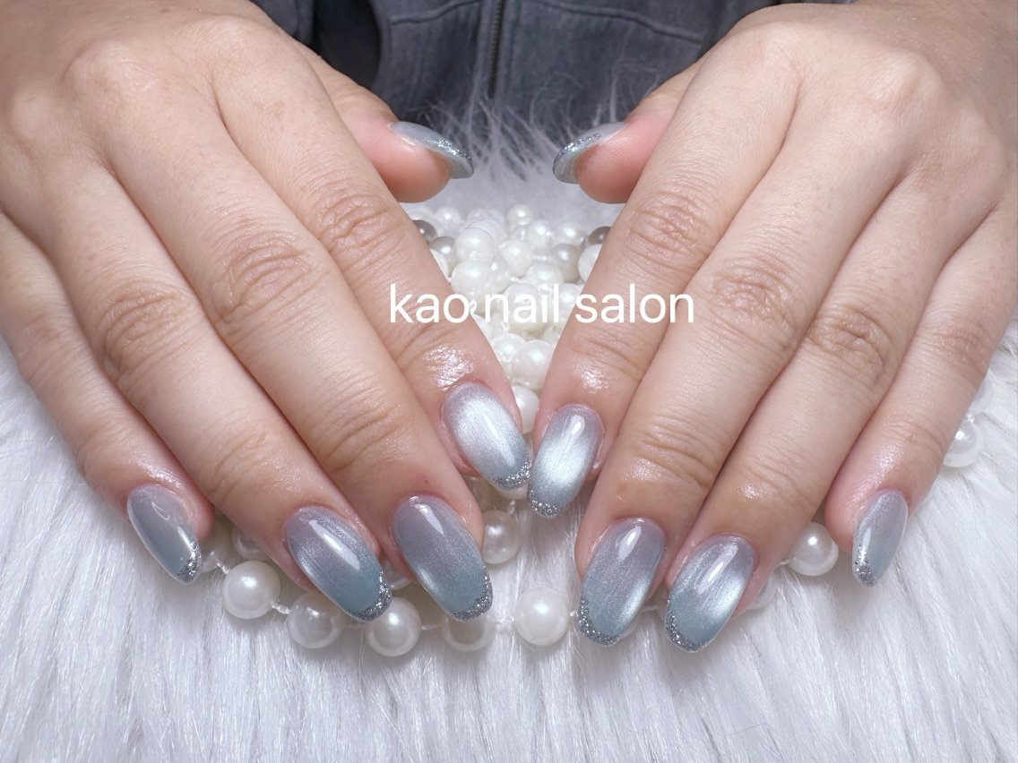 ネイル kao  パラジェル マグネット/長さだしのネイルデザイン