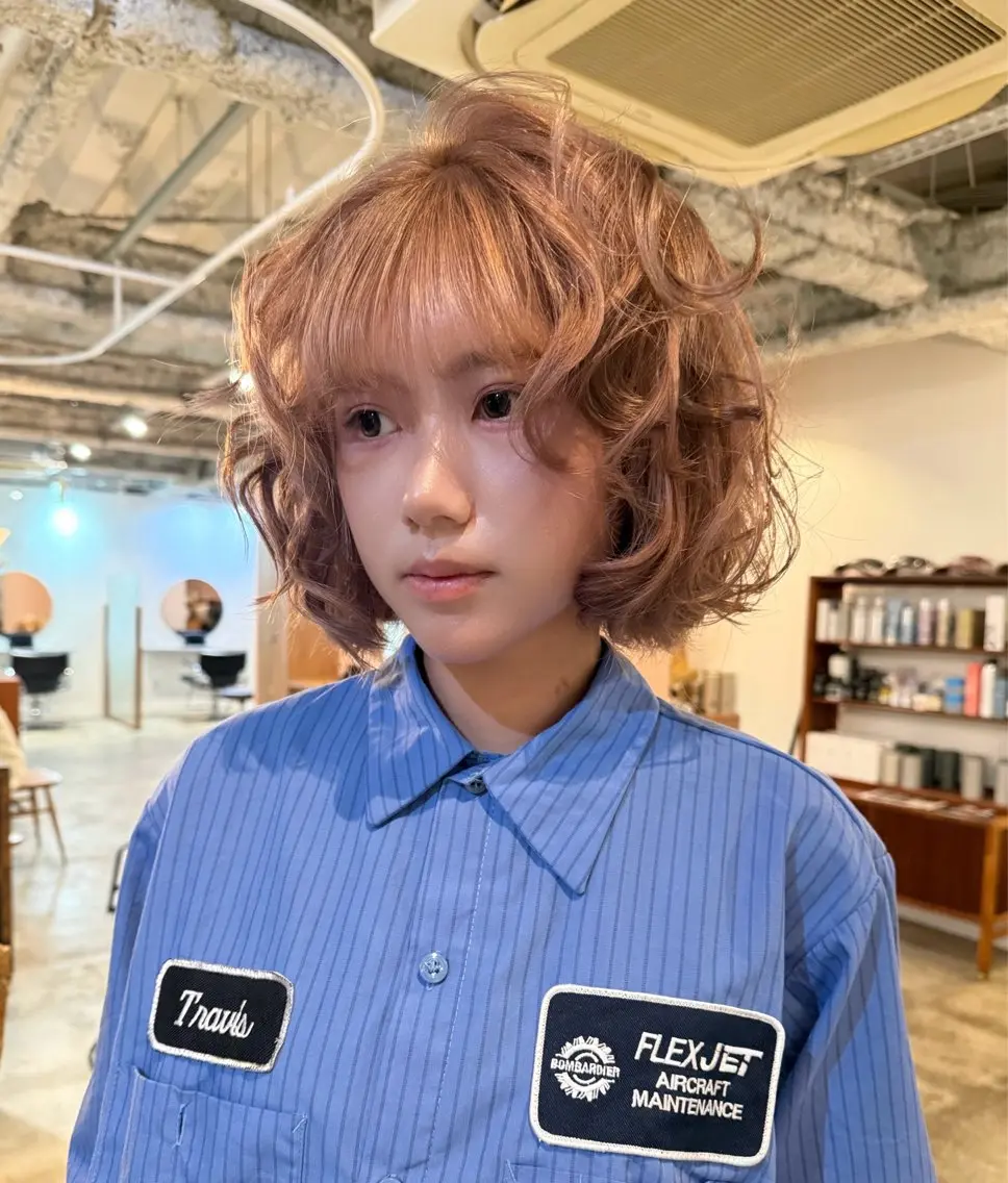 カラー ベージュカラー ヘアカラー Miyu .のヘアスタイル