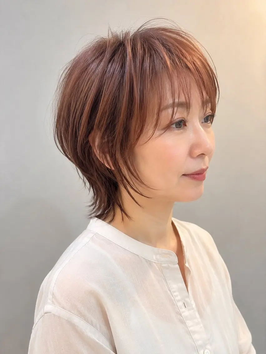ショート カラー カット ヘアカラー トリートメント お悩み改善 美容師✂鷲田竜也のヘアスタイル