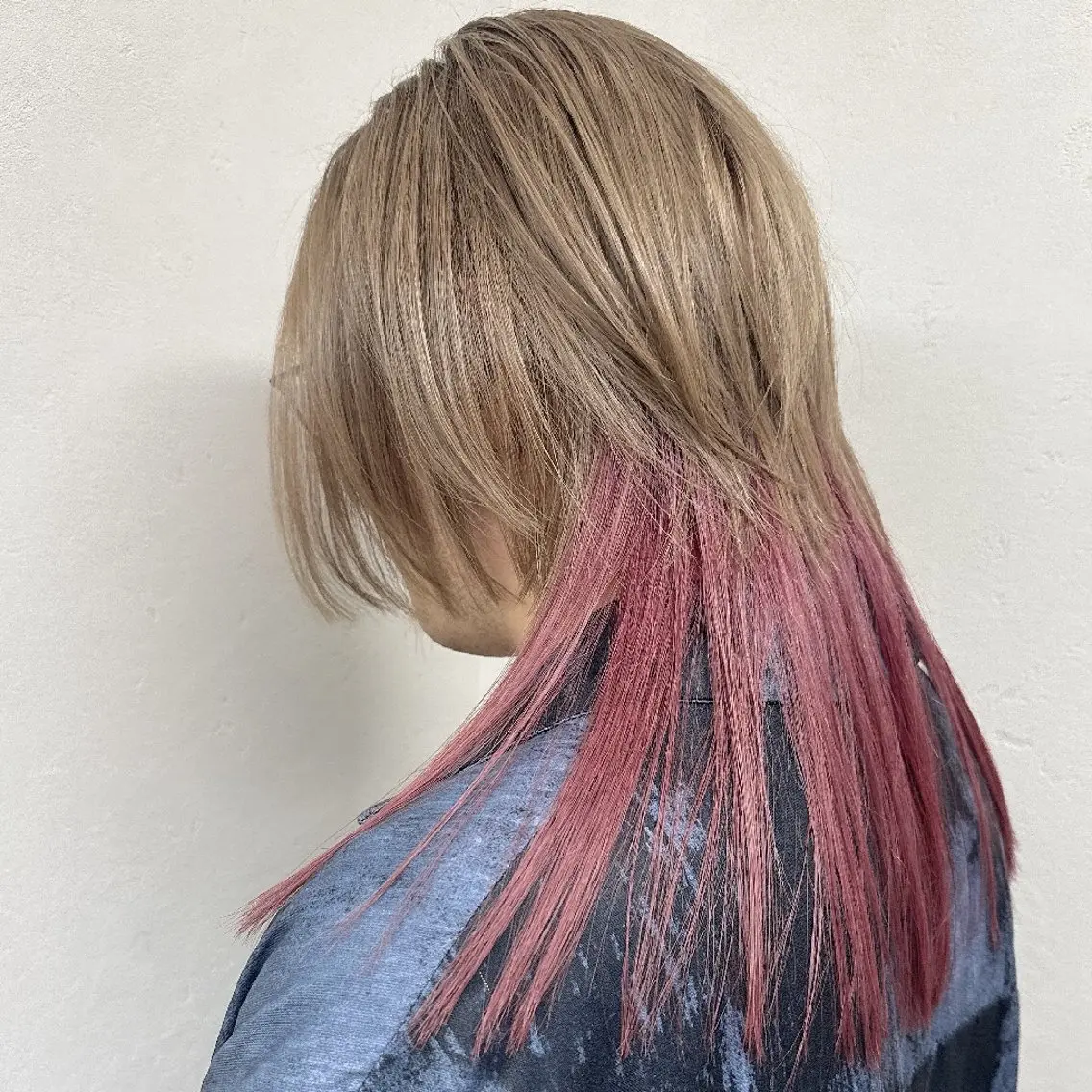 カラー ロング カット ヘアカラー 新木 バレリアのヘアスタイル