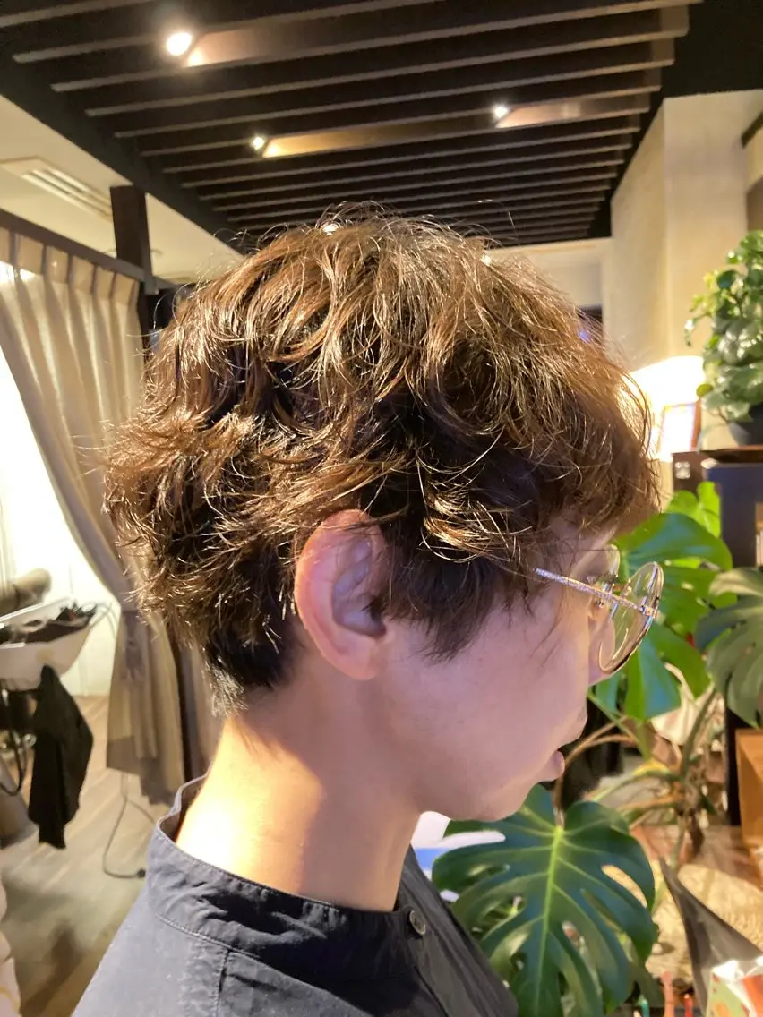 ショート パーマ カット パーマ トリートメント 🌙パーマ 照井🌙のヘアスタイル