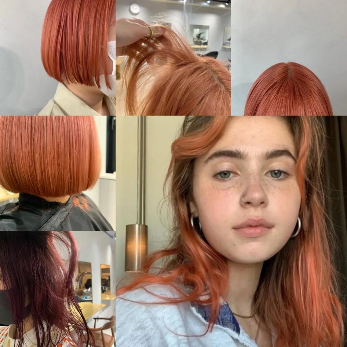 カラー ボブパーマコテ巻き風 パーマNo1深江秀平のヘアスタイル
