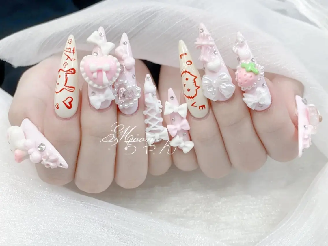 ネイル 長さ出し 韓国ネイル スカルプネイル ワンホンネイル ハンドネイル ハンドケア MUNI🎀  NAIL のネイルデザイン