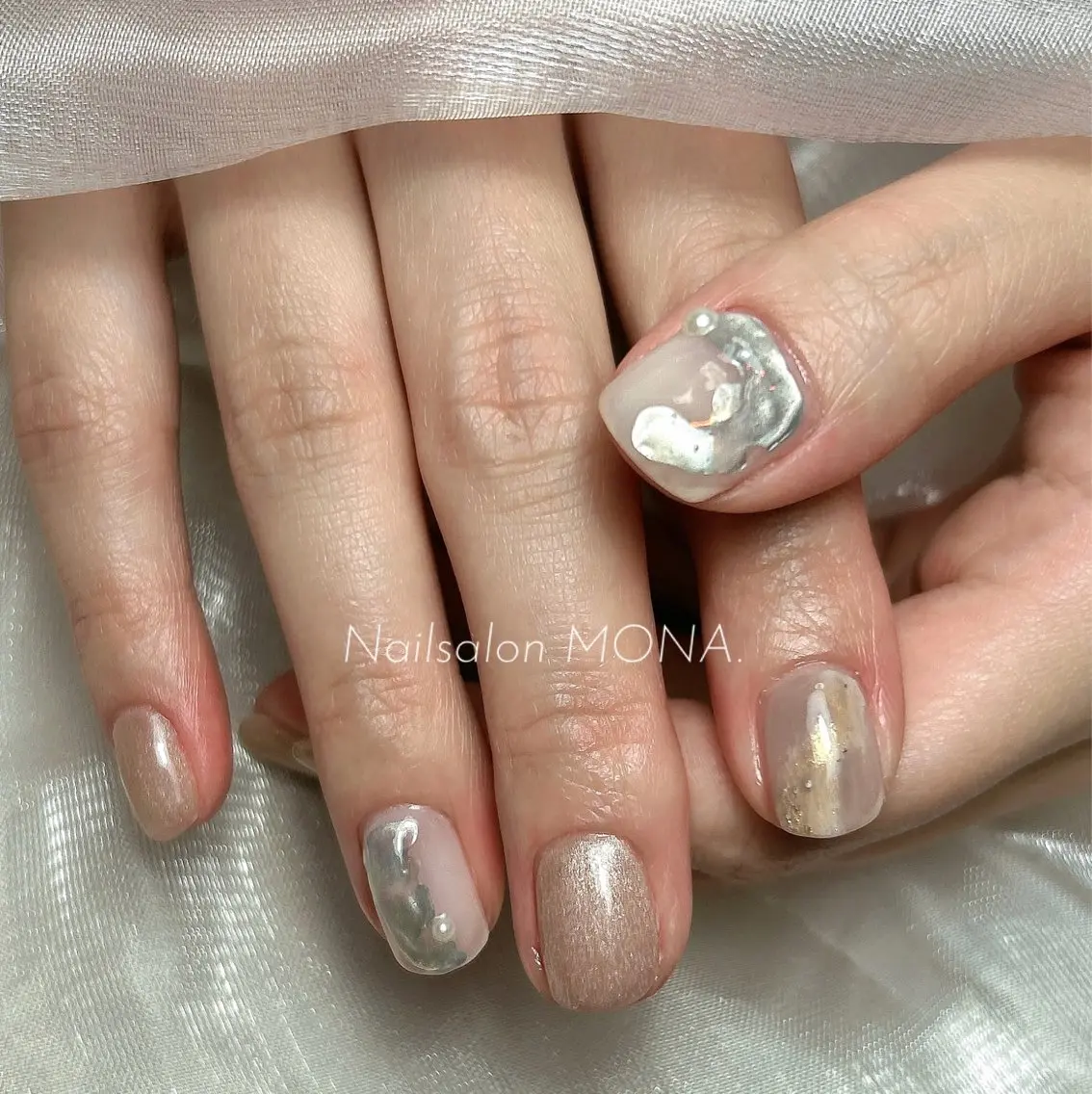 ネイル ニュアンスネイル ハンドネイル Nailsalon MONA.のネイルデザイン