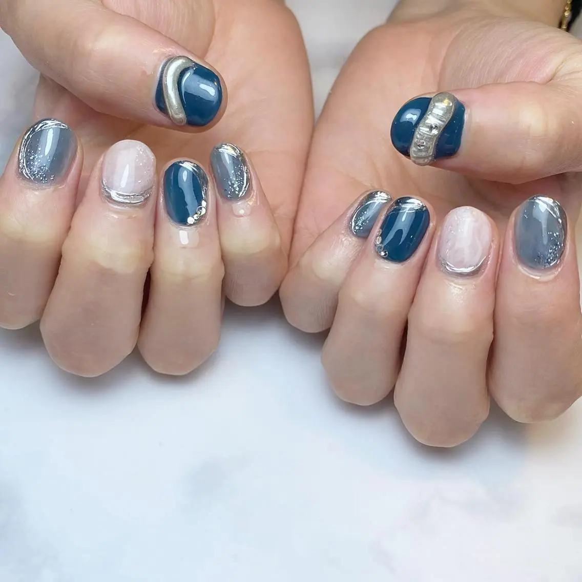 ネイル ニュアンスネイル ハンドネイル ameria meguのネイルデザイン