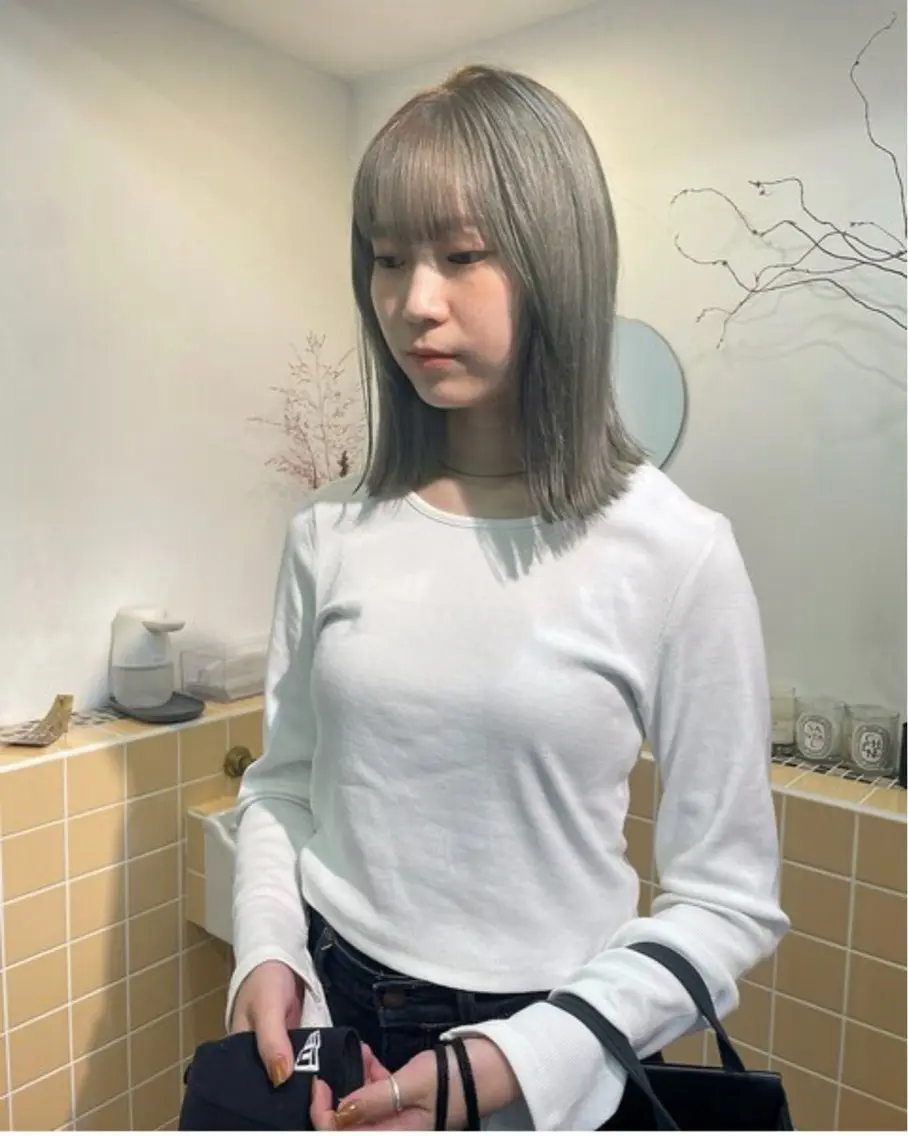 カラー sora☆当日予約 ◎透明感カラー🫧のヘアスタイル