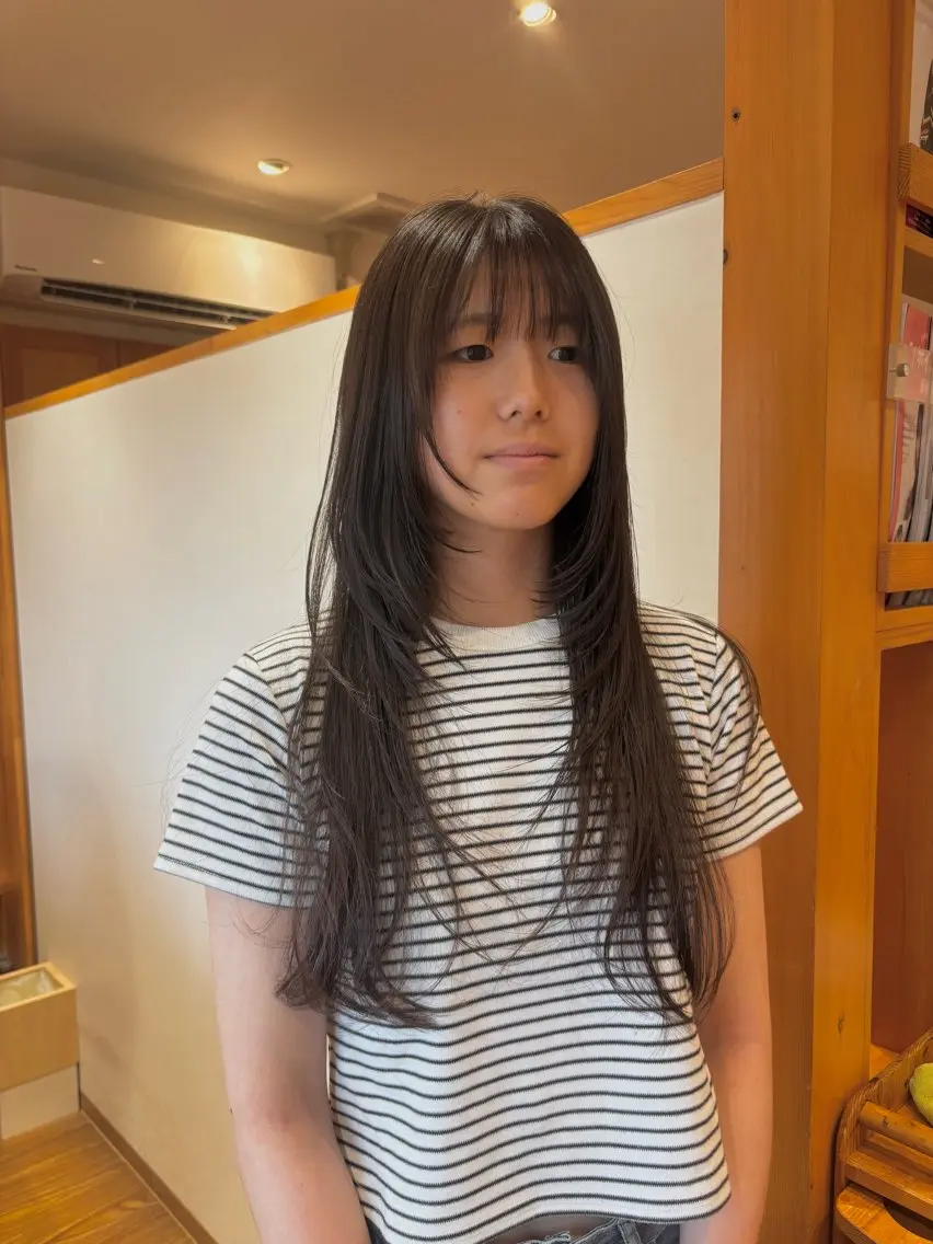 レイヤーカット(ロング~ボブ)の写真