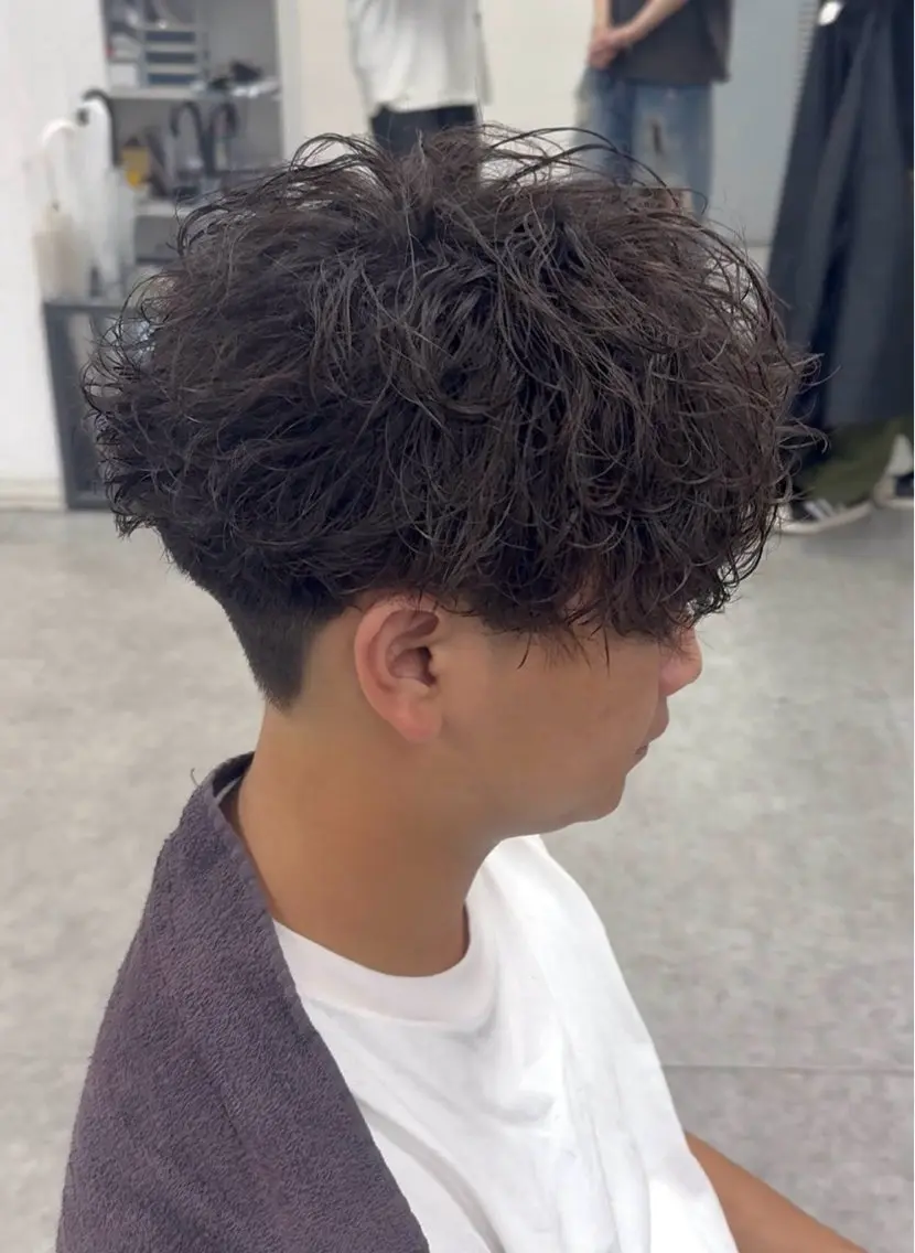 パーマ メンズ カット パーマ パーマ指名率No.1 /メンズ特化はるひのヘアスタイル