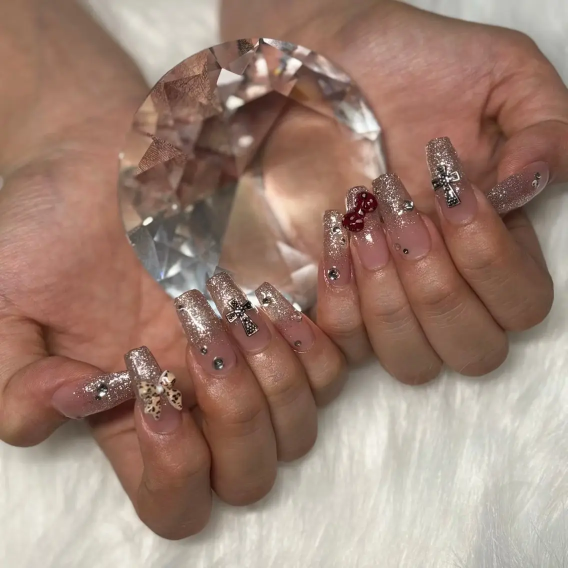 ネイル ハンドネイル 🎀Luana nail🧸♡⸝*のネイルデザイン
