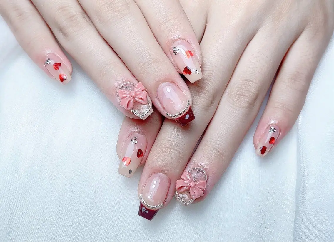 ネイル ハンドネイル M🌷nail 長さだし専門店のネイルデザイン