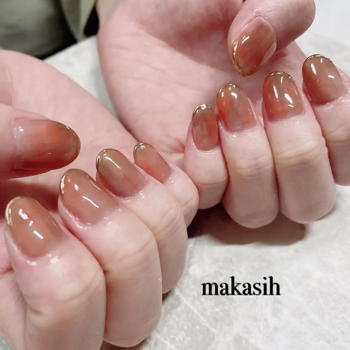 ネイル ミラーネイル ニュアンスネイル 濱田 美菜子のエステ・リラクイメージ