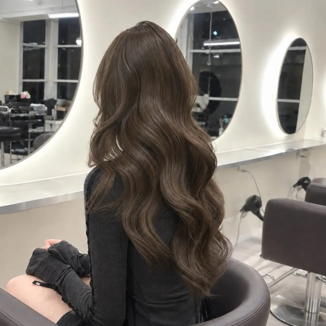 ロング 髪質改善 韓国風ヘア レイヤーカット トリートメント 💖透明感カラー💖 kotomiのヘアスタイル