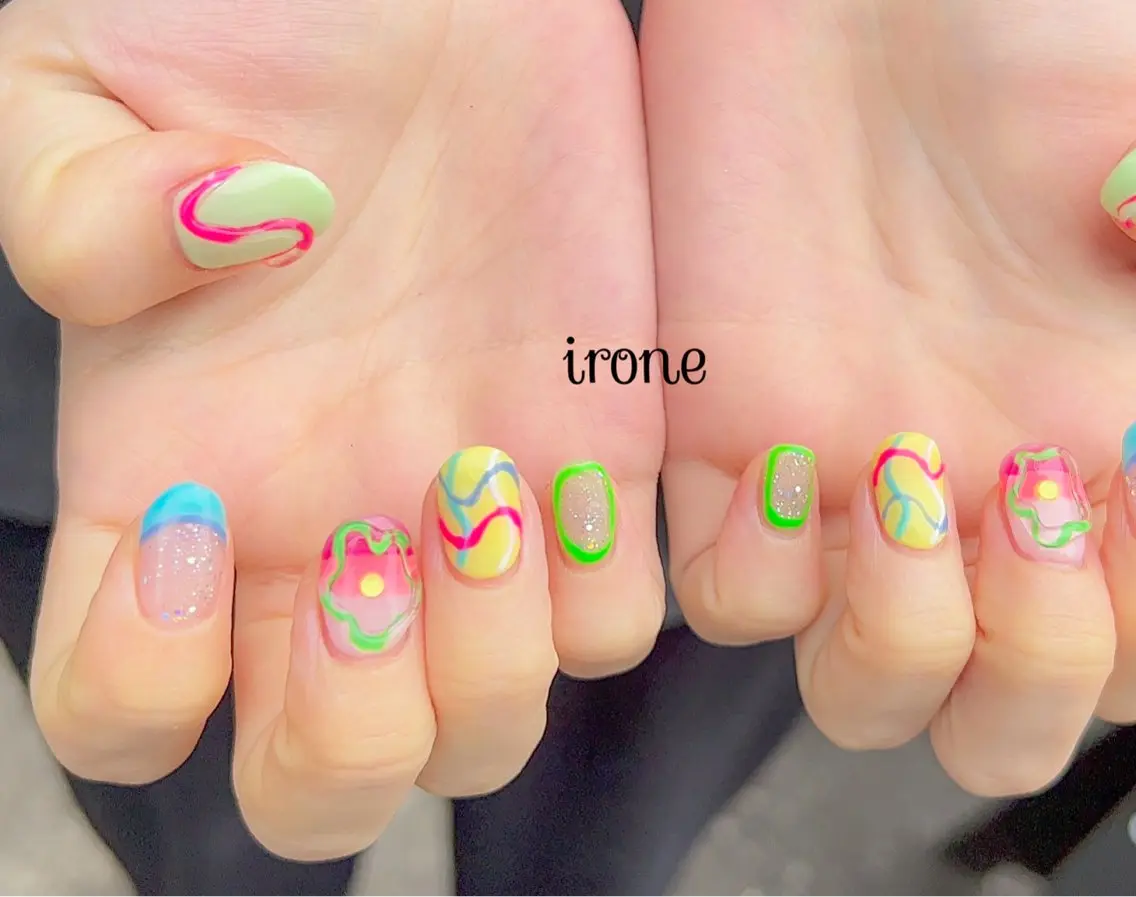 ネイル 小さなサロン ironeのネイルデザイン