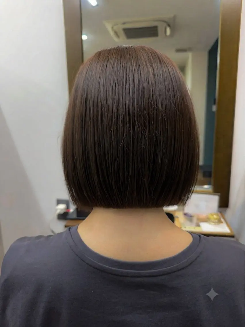 ショート ボブ カット 柏 康孝のヘアスタイル