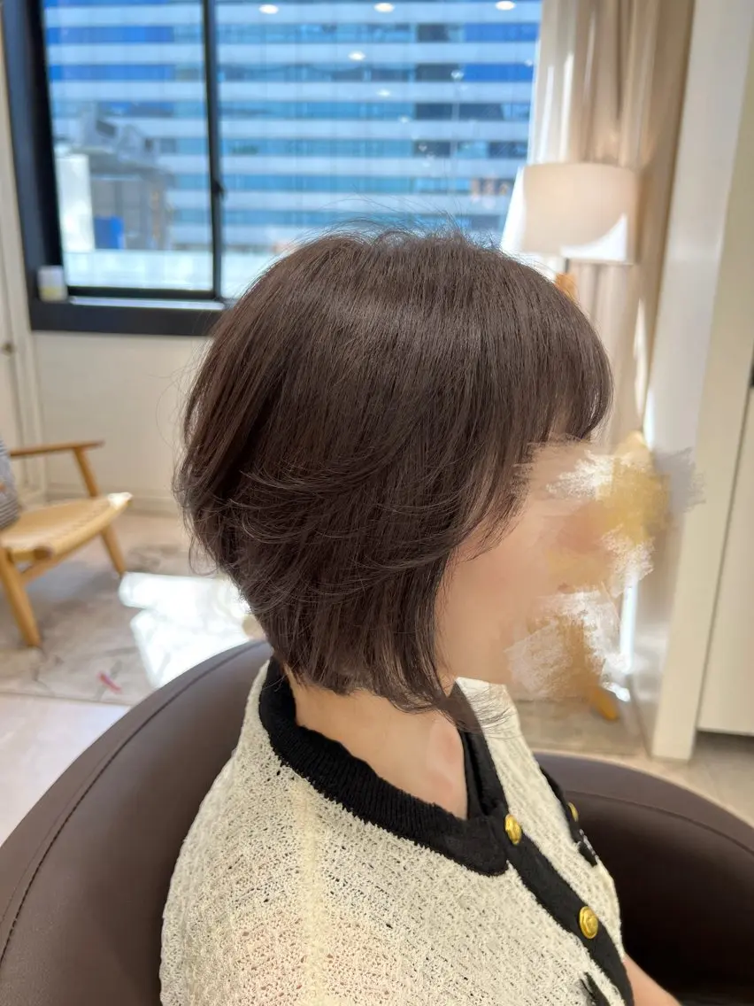 ショート ショートヘア カット ヘアカラー 佐々木陸/ショート特 化/明るい白髪染めのヘアスタイル