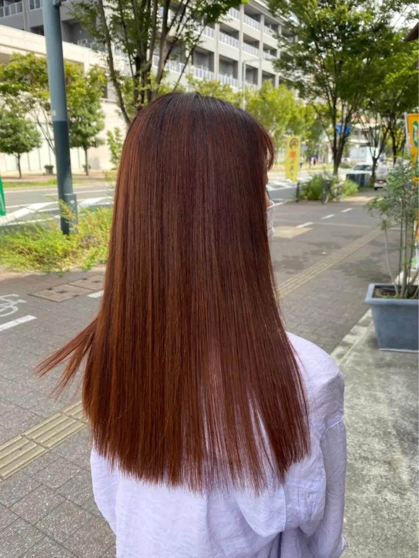 ⚠️ご新規様限り⚠️似合わせカット+ストレートパーマ🍒の写真