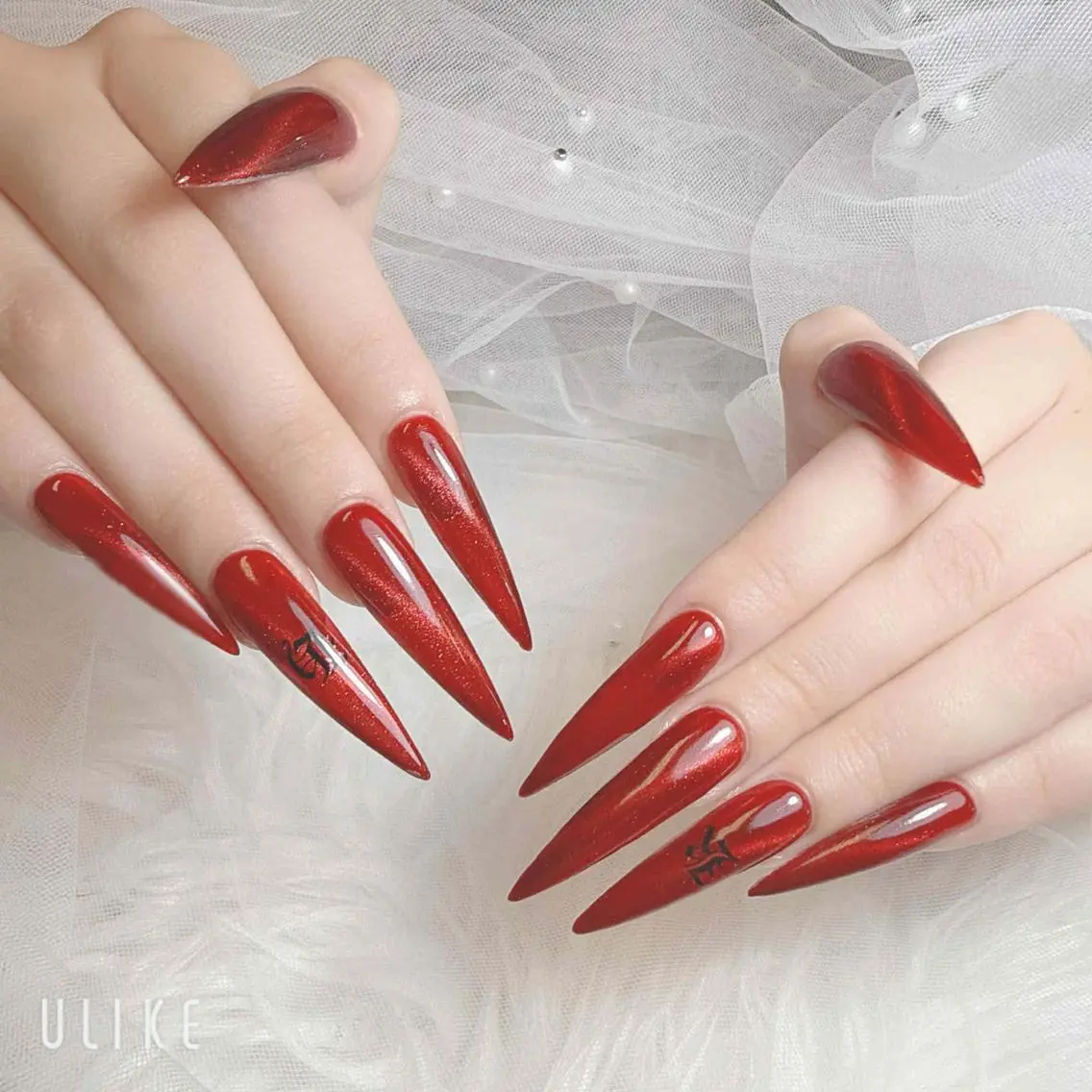 ネイル 成人式 大理石ネイル(マーブル) リボン 夏ネイル ネイルチップ ハンドネイル Mi Na Nail Salonのネイルデザイン