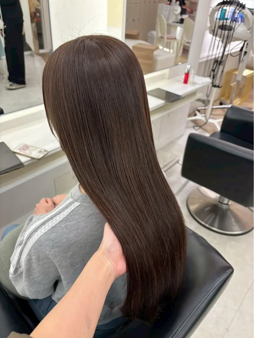 ロング パーマ 縮毛矯正 ParveMix┊ 太田 千尋🎀🪽のヘアスタイル