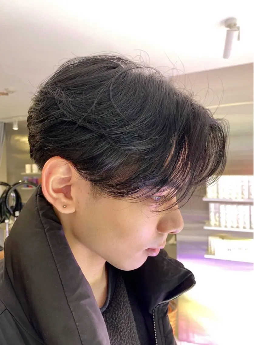 ショート ボブ ハイライト 髪質改善 韓国風ヘア レイヤーカット カット 丸山 颯輝斗のヘアスタイル