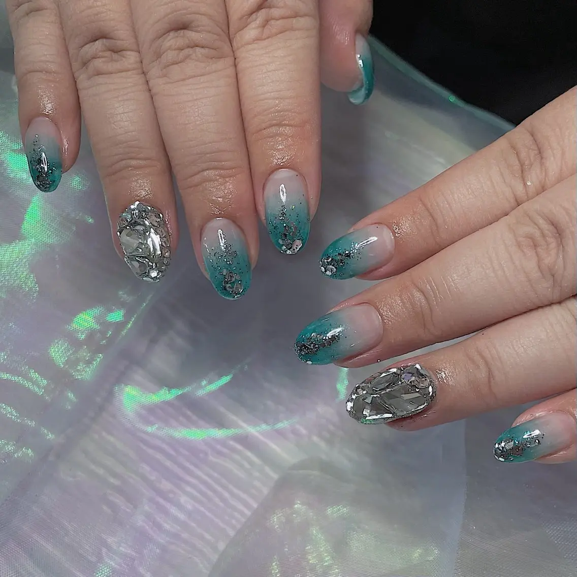 ネイル アートネイル ラメ(グリッター) ハンドネイル SYU'NAIL /YUKIのネイルデザイン