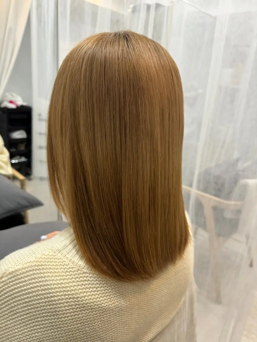 カラー yuna ・:*+.のヘアスタイル