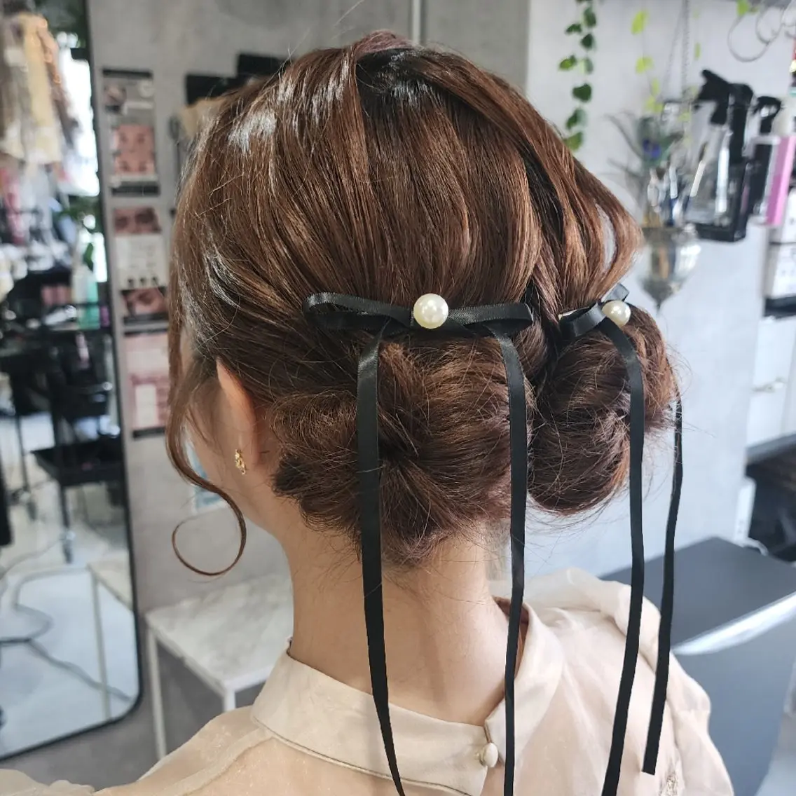 ヘアアレンジ 成人式 卒業式のヘアスタイル ESTELA... OHARA のヘアスタイル