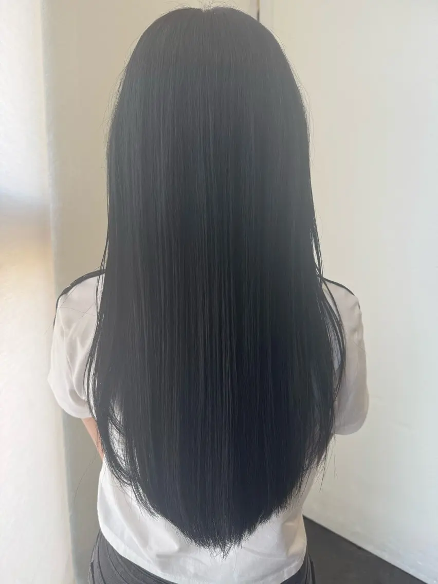 縮毛矯正の写真