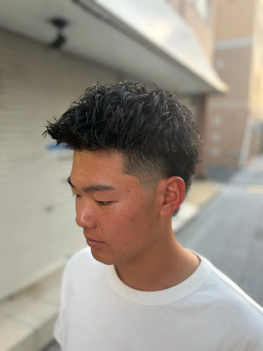 ショート マレットヘア ショートヘア メンズカットの天才 脩弥のヘアスタイル