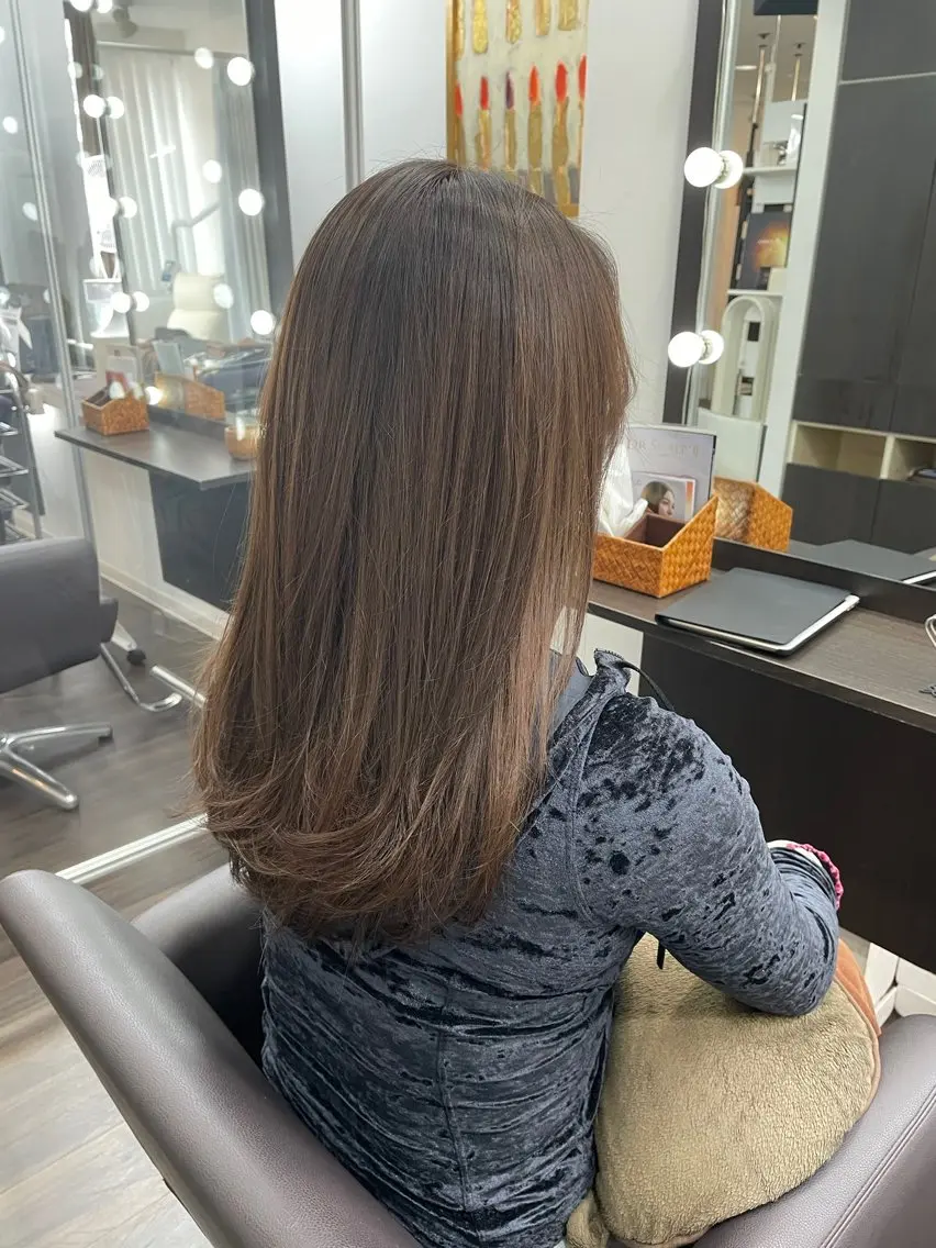 ロング カット ヘアカラー トリートメント ヘッドスパ 髪質改善FORMA 💫S.Katohのヘアスタイル
