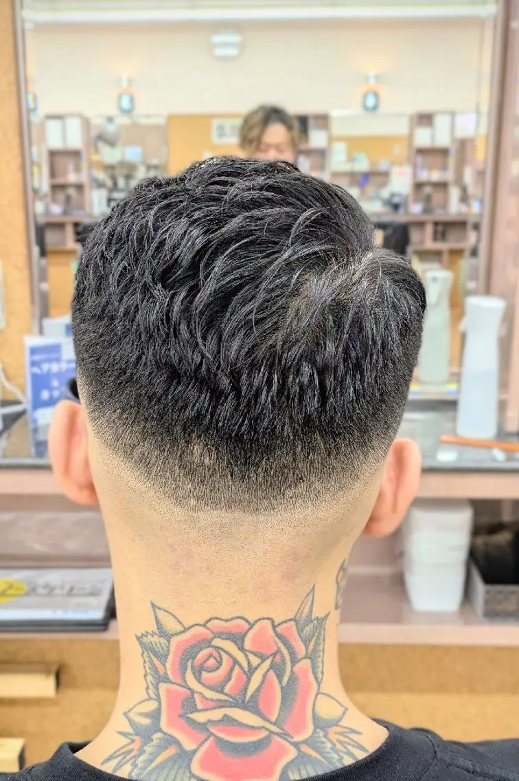 ショート パーマ 理容プラージュ燕三条 福井のヘアスタイル