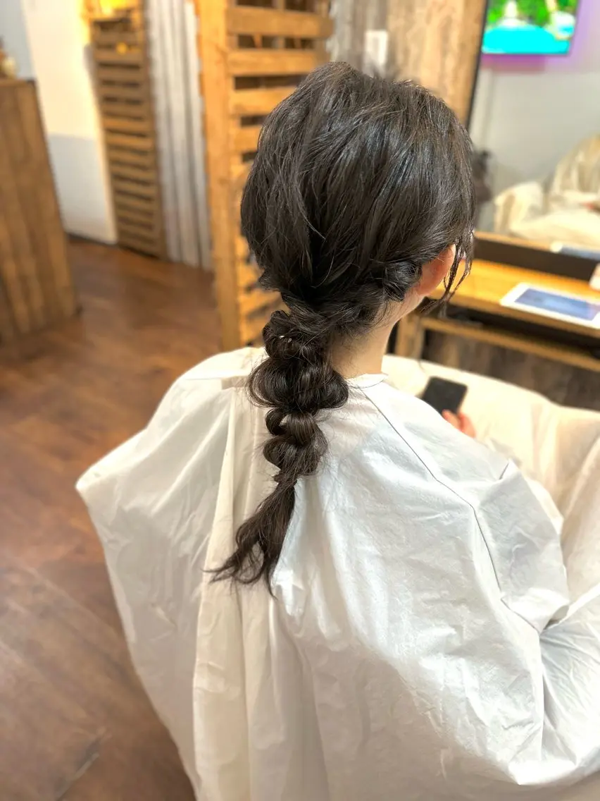 セミロング ヘアセット Luzir⭐︎ GEN⭐︎のヘアスタイル