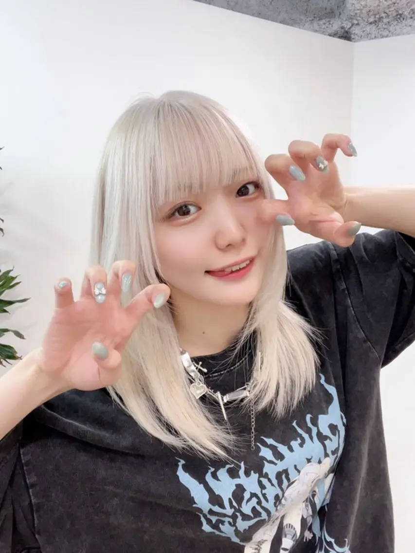 ロング カラー ベージュカラー ダブルカラー ホワイトベージュ カット ヘアカラー トリートメント 渋谷レイヤーカット❌ 縮毛矯正専門/武田涼のヘアスタイル