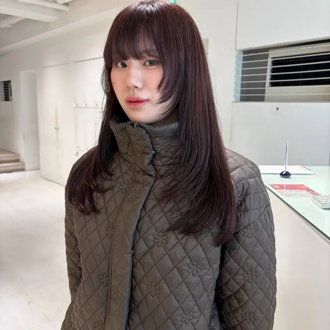 ロング カット ヘアカラー トリートメント haruko🎀⌇ レイヤーカットのヘアスタイル