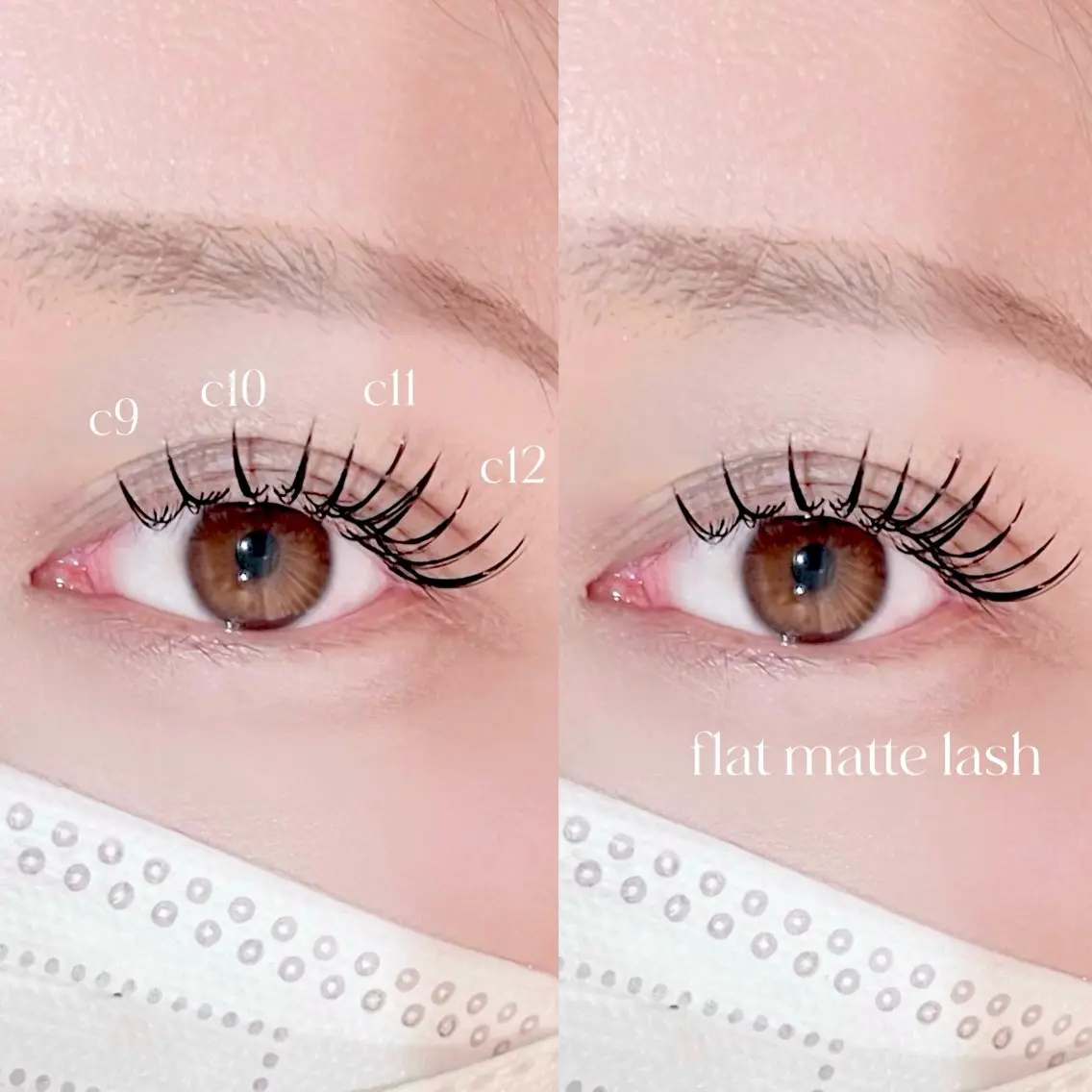 🎀フラットマットラッシュ・80本（オフ込み）¥4,500【+¥1,100でLEDに変更可能✨】の写真