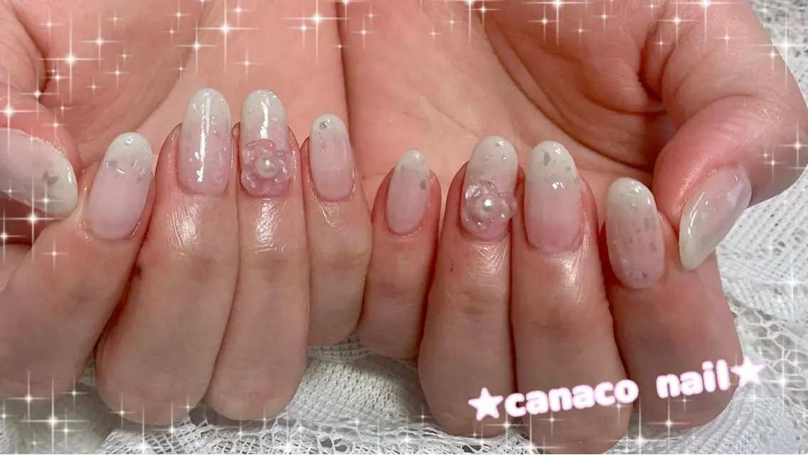 ネイル アートネイル クリアネイル ジェルネイル オフィスネイル パラジェル ベテランネイル cnc nailのネイルデザイン