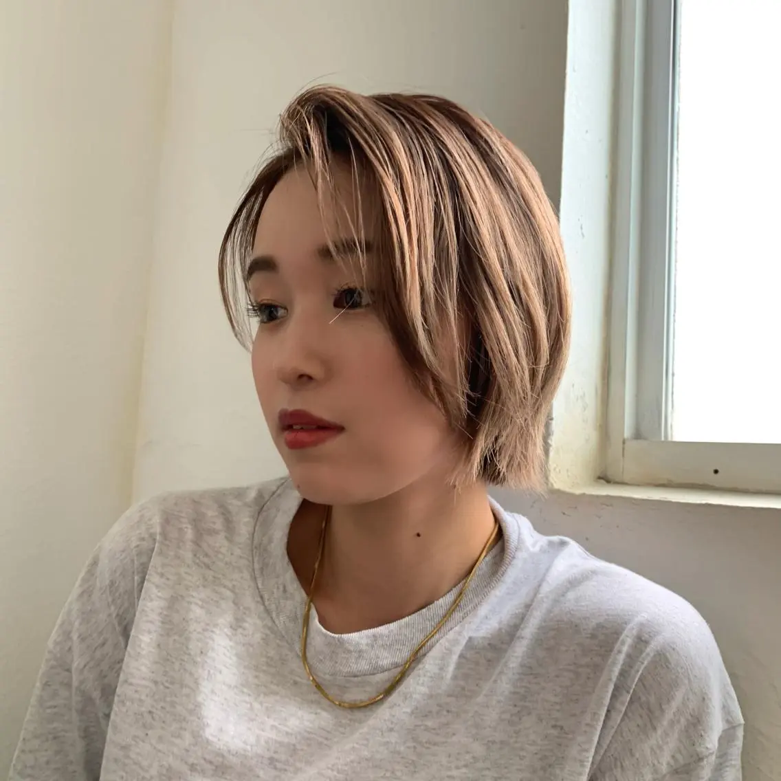 ショート カラー カット ヘアカラー トリートメント ノグチ ナツコのヘアスタイル