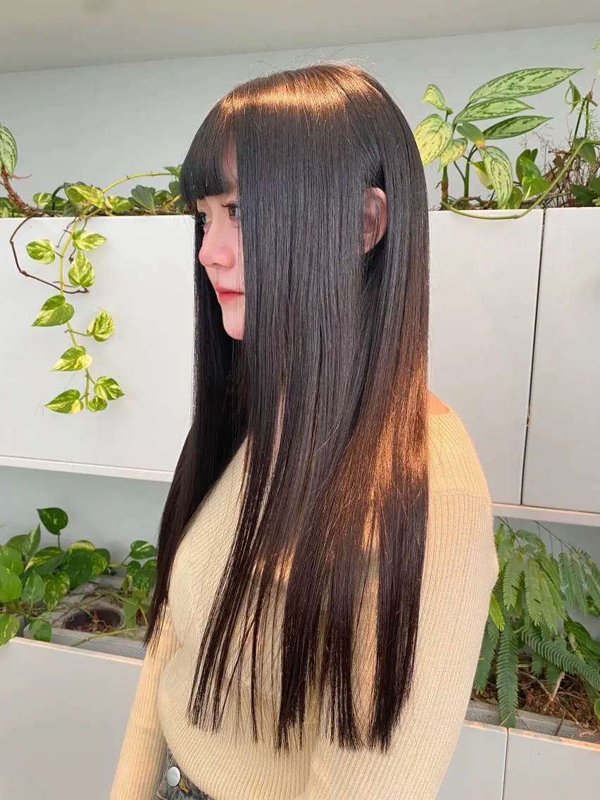 ロング カラー ブリーチ カット ヘアカラー トリートメント mai / linoah˚✧のヘアスタイル