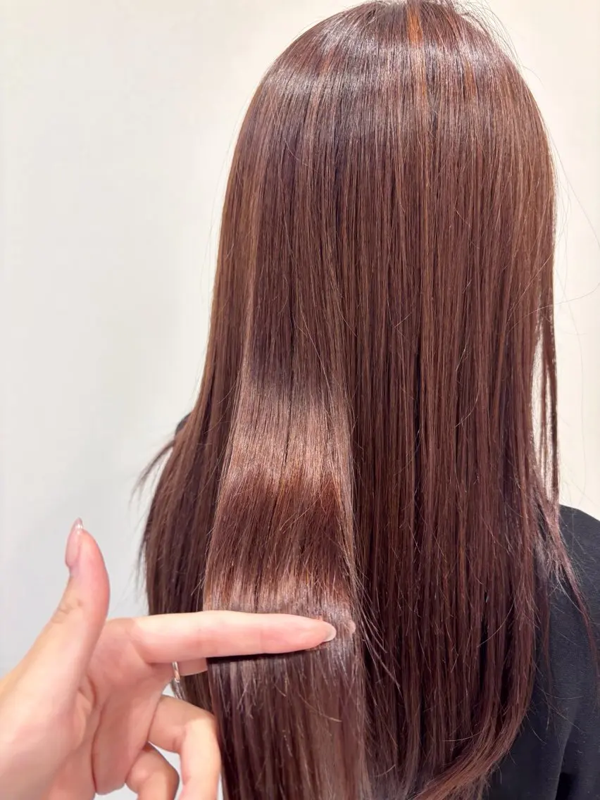 ロング カラー ベージュカラー ピンクカラー ピンクベージュ ヘアカラー 💐レイヤー/透明感 カラー💐智口彩香のヘアスタイル