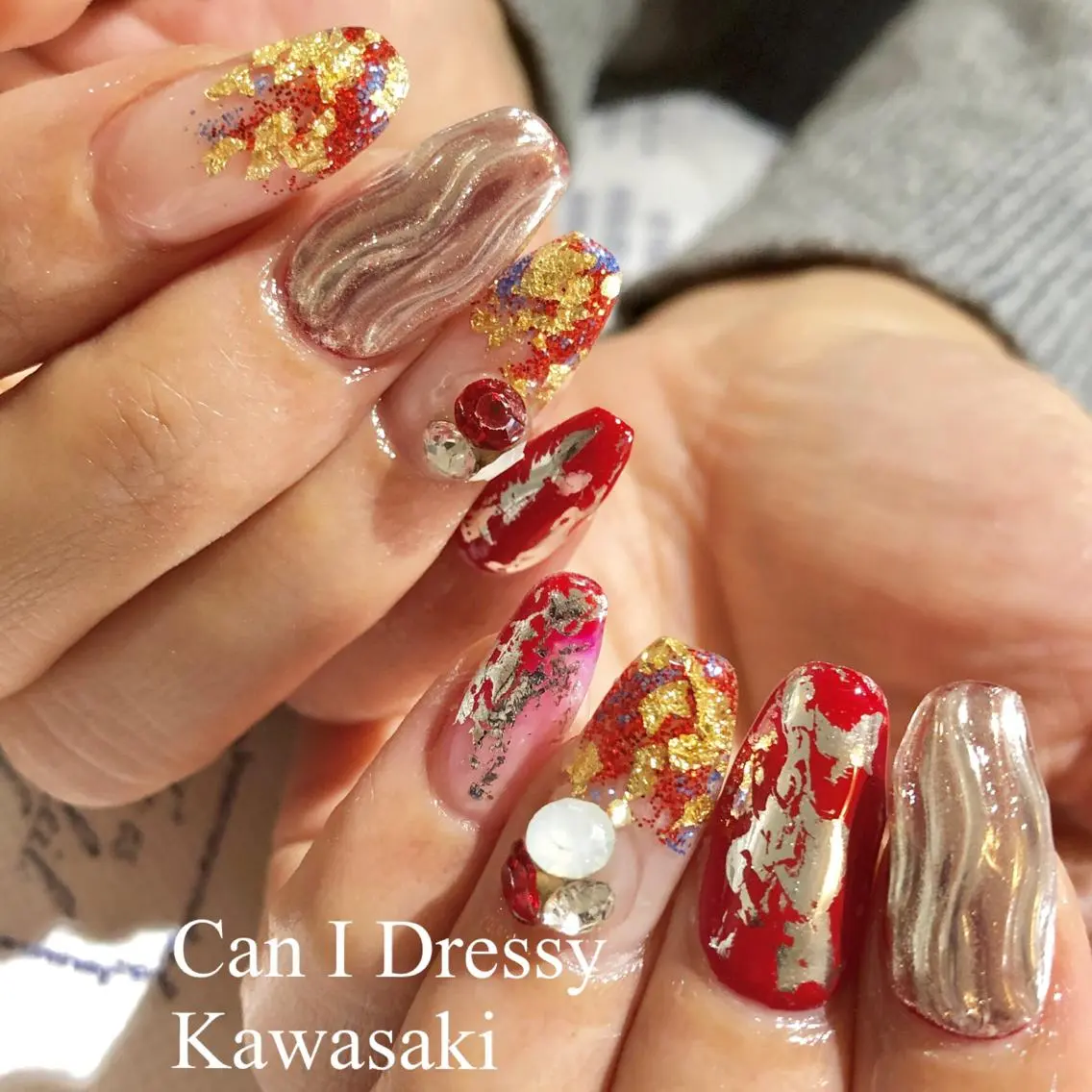 ネイル ハンドネイル Can I 川崎店 三島 久美子のネイルデザイン