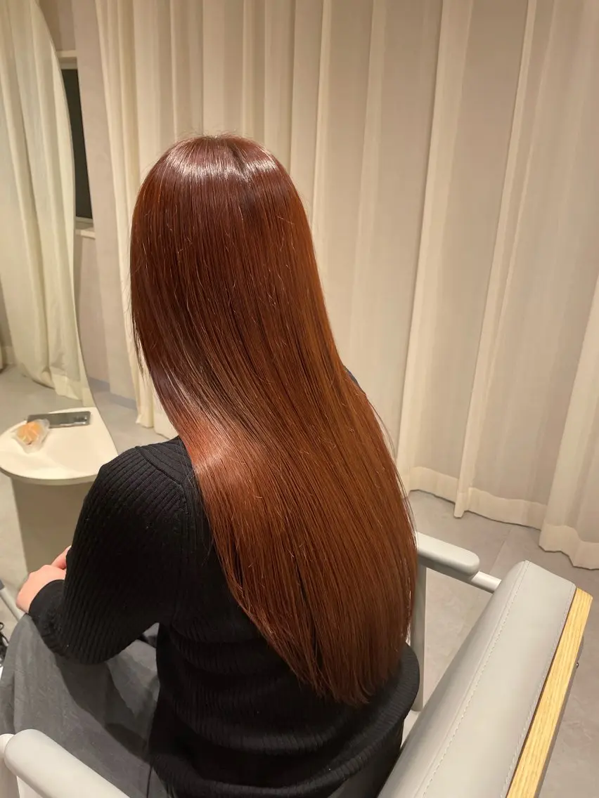 ロング カラー カット ヘアカラー runru /muku.のヘアスタイル