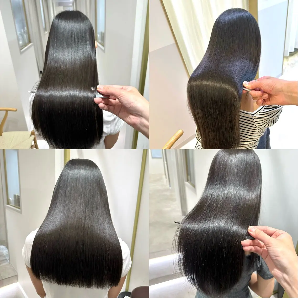 髪質改善カラー＋クイックTR＋マイクロバブルスパ¥8800の写真