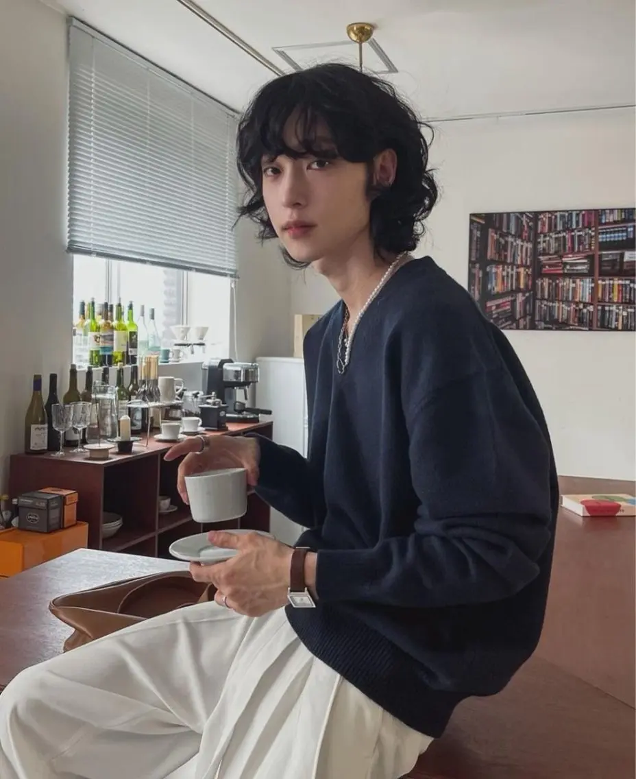 パーマ 北山 夢菜のヘアスタイル
