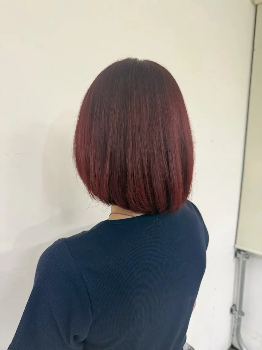 ショート ヘアカラー 井上 陸のヘアスタイル
