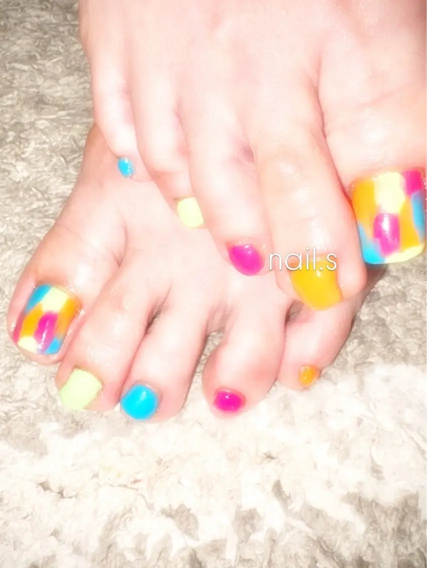ネイル フットネイル フットネイル nail.s misatoのネイルデザイン