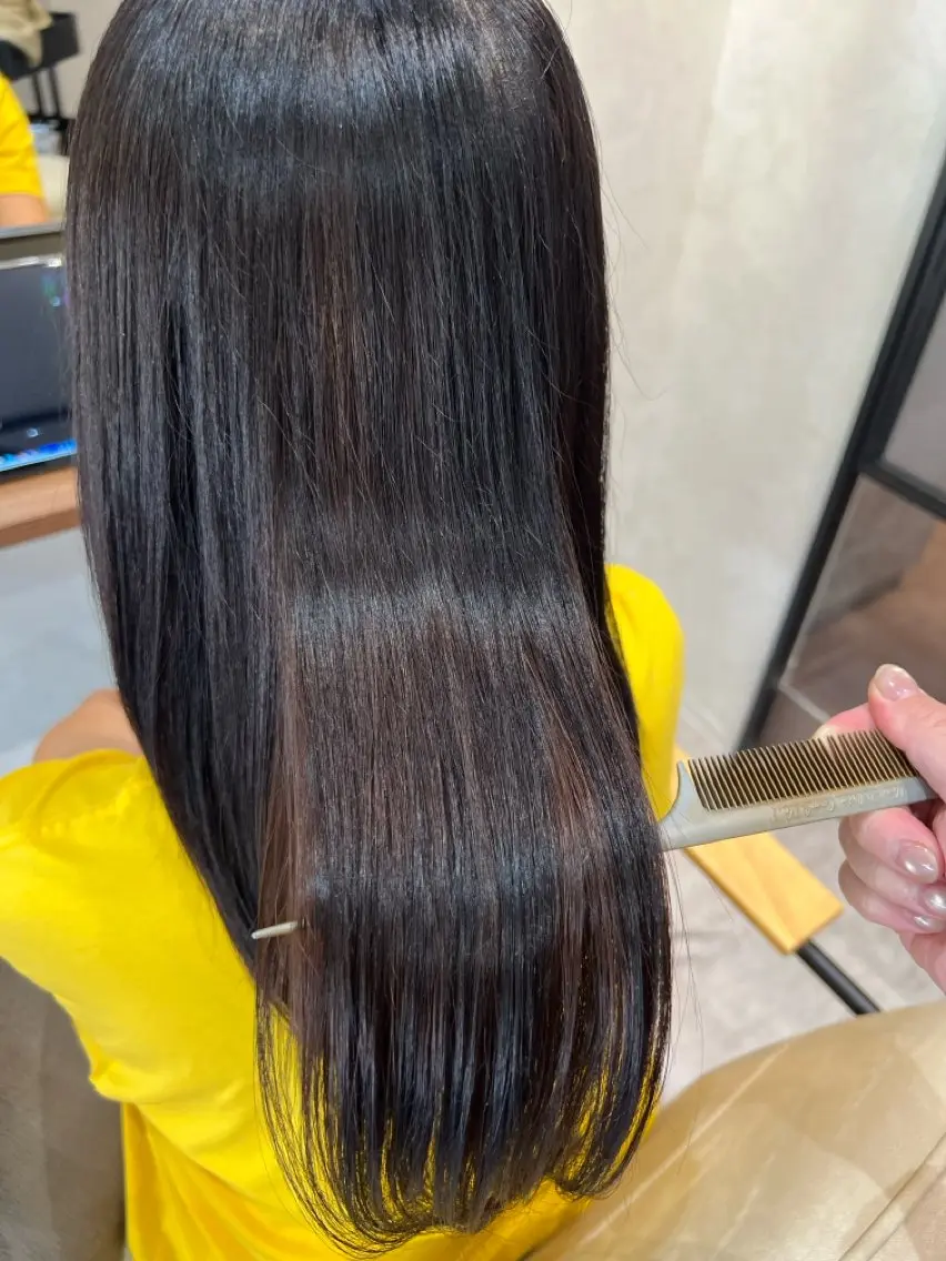 ロング 髪質改善 酸性ストレート さがみ野【髪質改善】 MOEのヘアスタイル