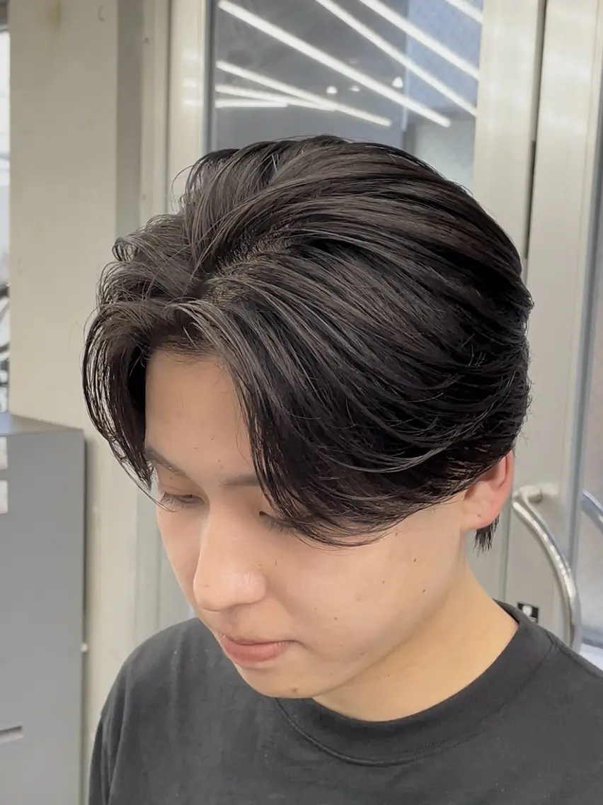 パーマ メンズ フェザーパーマ メンズパーマ カット パーマ トリートメント 🔱OVARL🔱 メンズパーマ/たいがのヘアスタイル