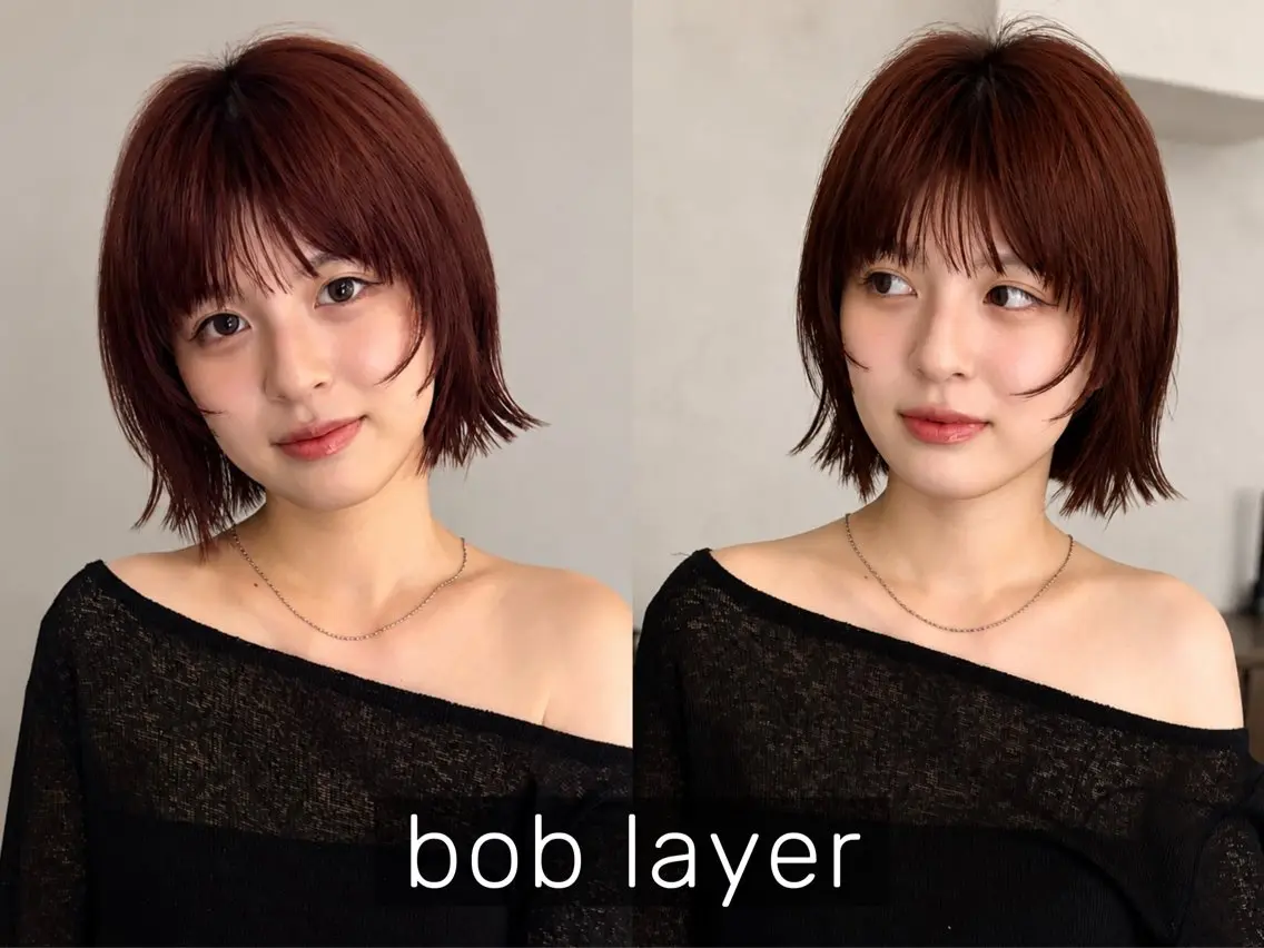 ロング カラー カット ヘアカラー 透明感/レイヤー /ボブ/本田 聖のヘアスタイル