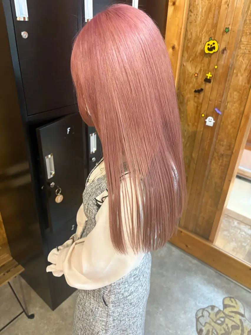 カラー ヘアカラー まろみ暖色×ボブ ×chia🕯のヘアスタイル