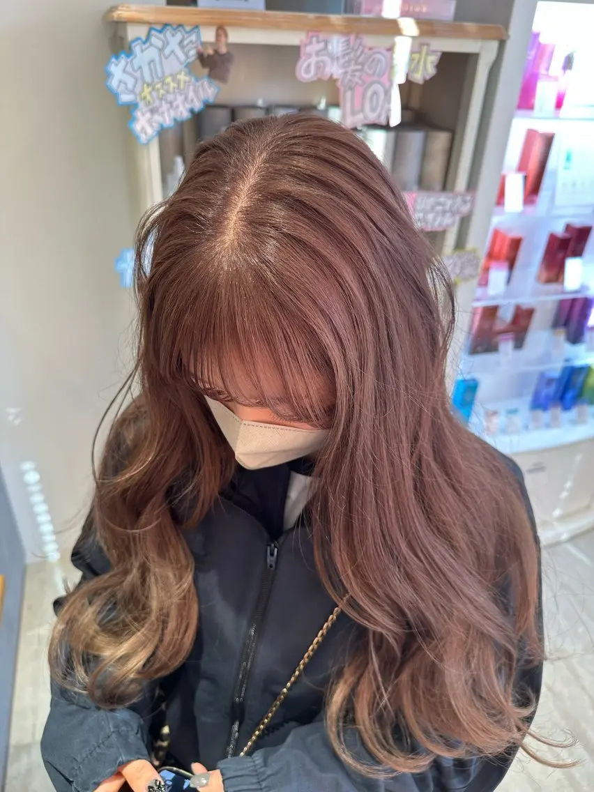 ロング 坂庭 美夢のヘアスタイル