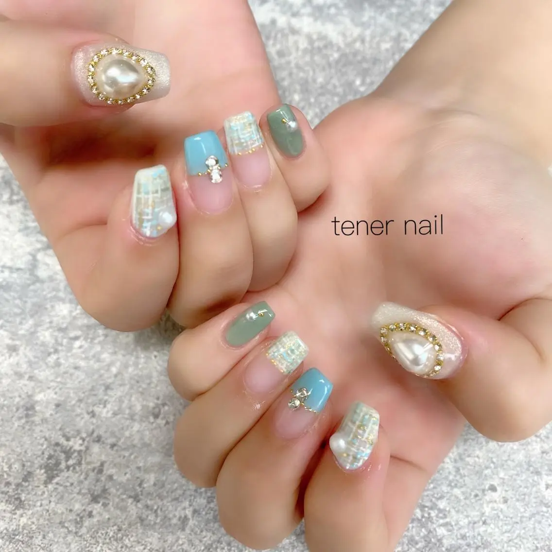 ネイル ツイードネイル テネルネイル tener nailのネイルデザイン